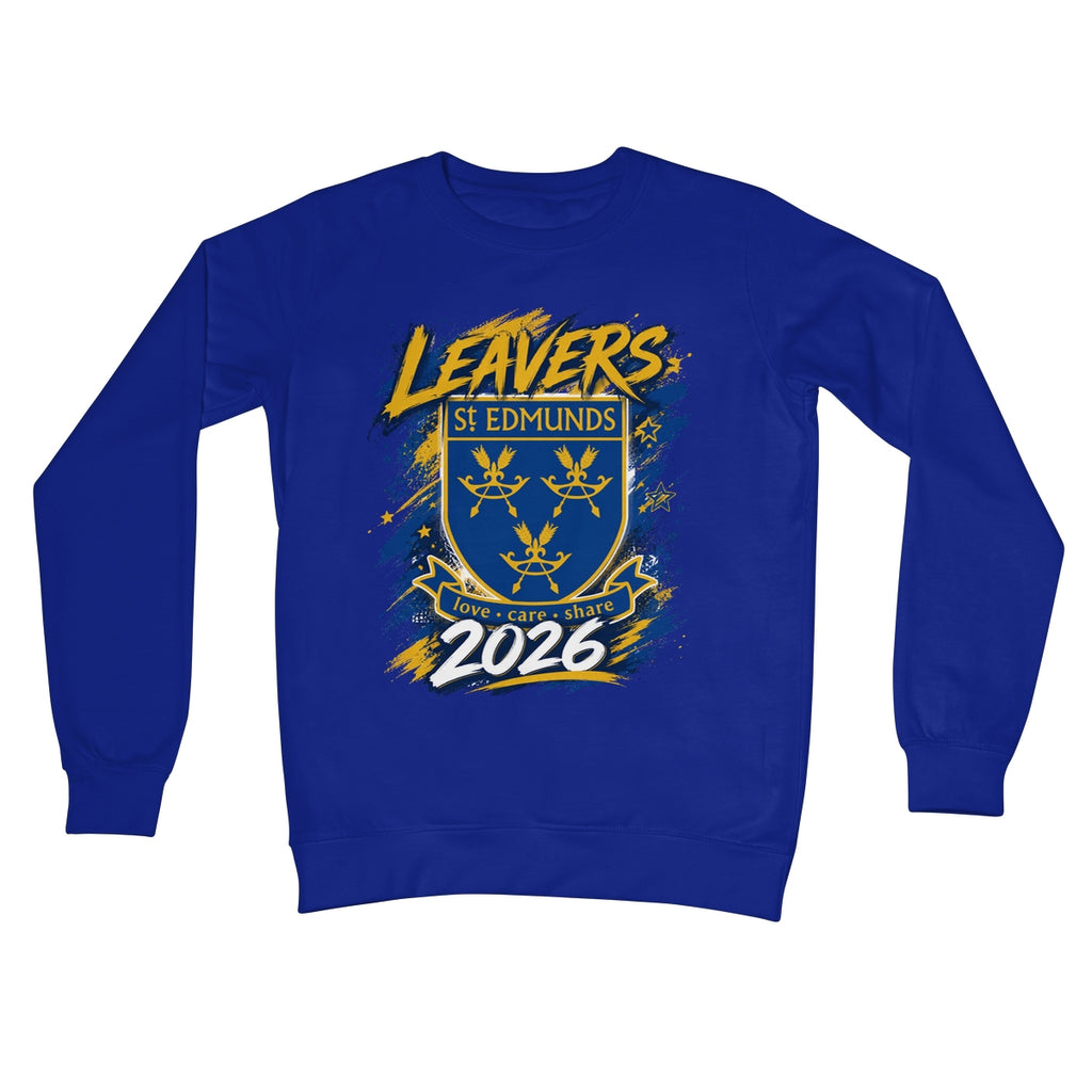 St Edmunds School Leavers 2026 Crew Neck Sweatshirt by Prodigi