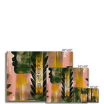 Echos of Duality Golden Pink Reflection Canvas