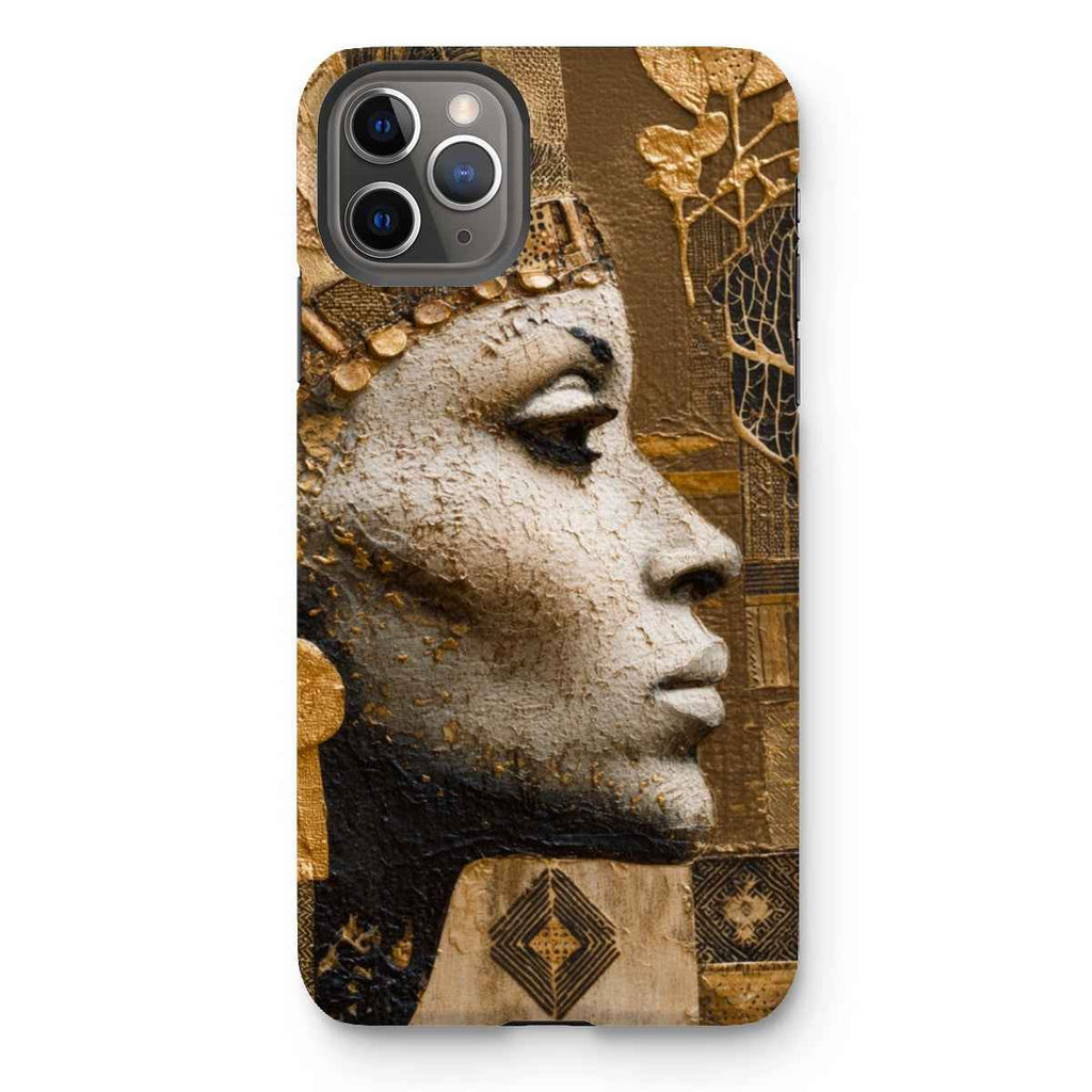Afrocentric Golden Empress Dual Layer Tough Phone Case