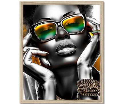 Self Peace Budget Framed Poster - D'Sare