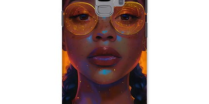 Solar Flare Radiant Soul Beautiful Black Girl Snap Phone Case by Prodigi