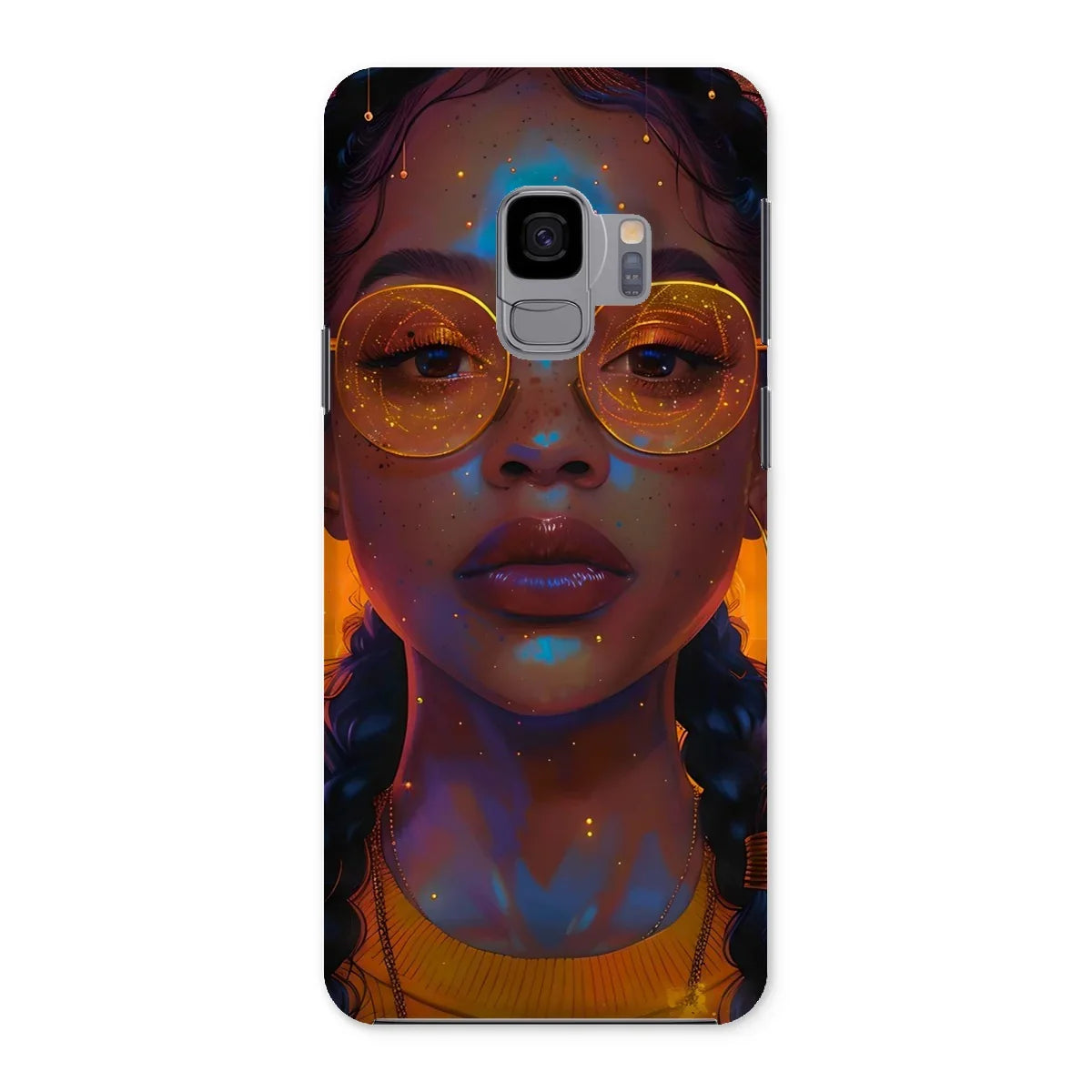 Solar Flare Radiant Soul  Beautiful Black Girl  Snap Phone Case - D'Sare