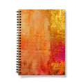 Warm Amber Seranade Notebook Eclectic Art by Prodigi