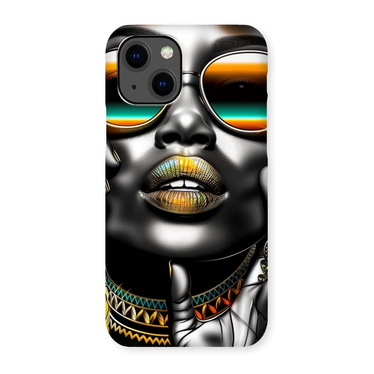 Vibrant Flow Girl Snap Phone Case - D'Sare