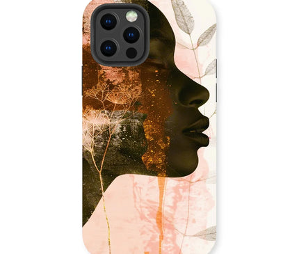 Golden Silence Serene Echoes 06 Tough Eclectic Art Phone Case - D'Sare
