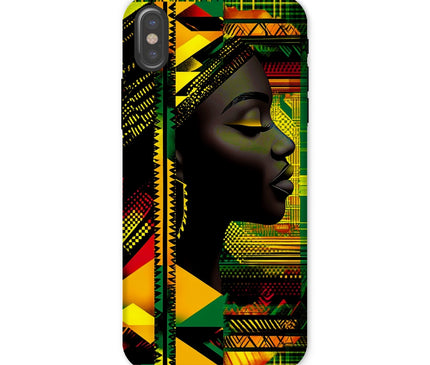 Red and Green Black Queen Fusion Tough Phone Case