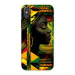 Abstract Red and Green Black Queen Fusion Tough Phone Case