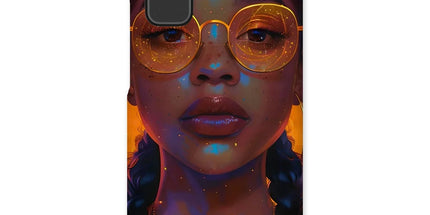Solar Flare Radiant Soul Beautiful Black Girl Snap Phone Case by Prodigi