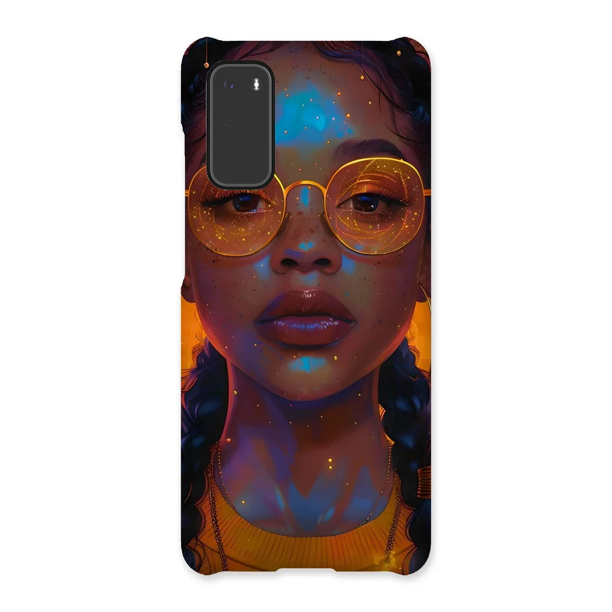 Solar Flare Radiant Soul  Beautiful Black Girl  Snap Phone Case - D'Sare
