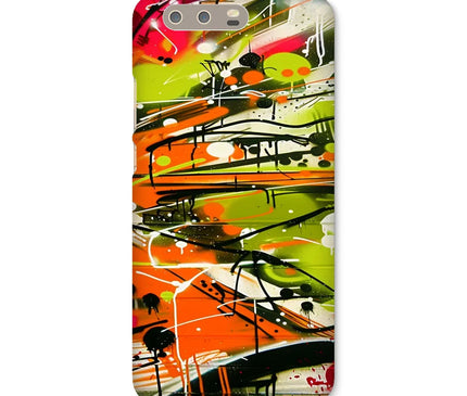 Neon Splatter Symphony: Urban Graffiti Art Snap Phone Case - D'Sare