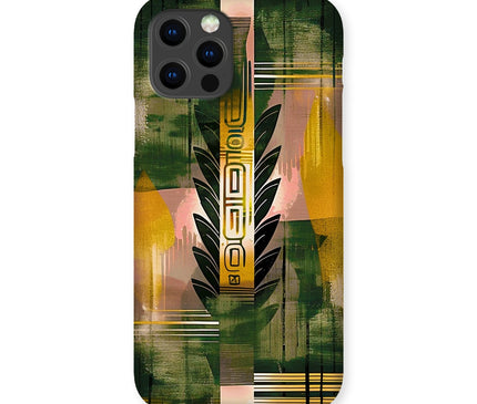 Echos of Duality Golden Reflection Snap Phone Case