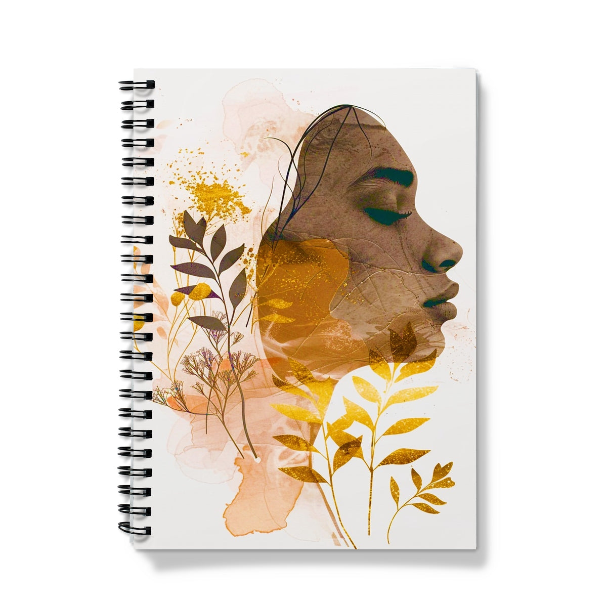 Golden Harmony Silhouette 06 Notebook - D'Sare