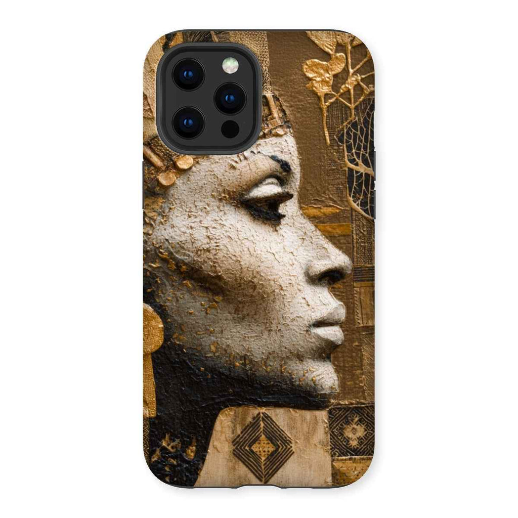 Afrocentric Golden Empress Dual Layer Tough Phone Case