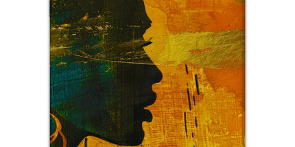 Golden Afrocentric Silhouette Tablet Cases by Prodigi