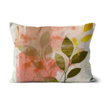 Peach Golden Leafy Escape 06 Cushion - D'Sare