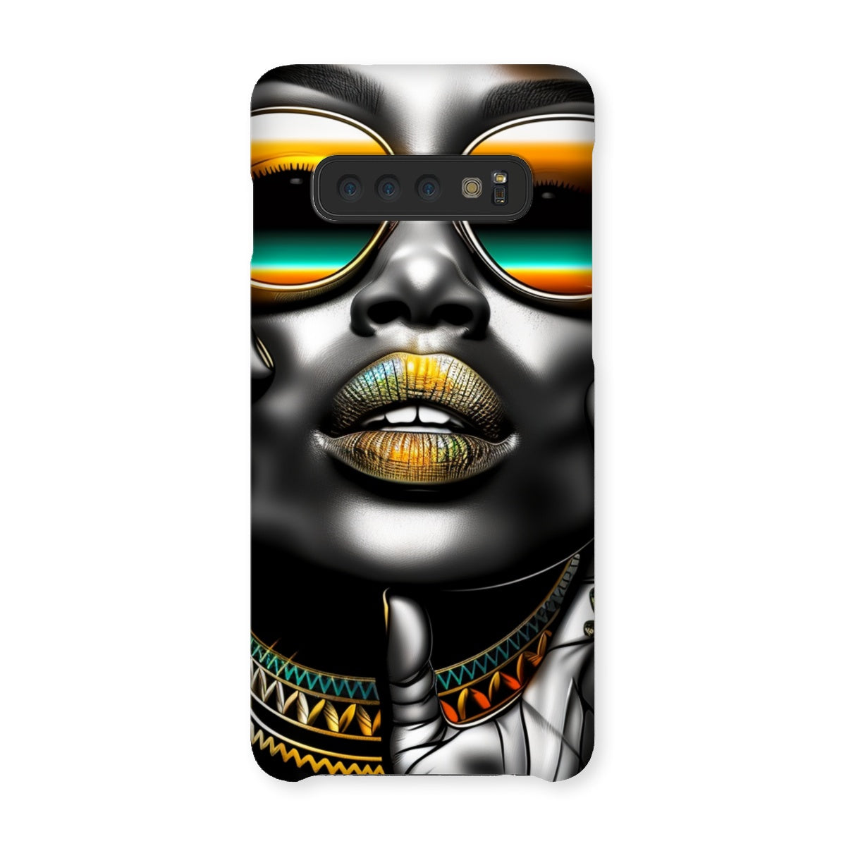 Vibrant Flow Girl Snap Phone Case - D'Sare