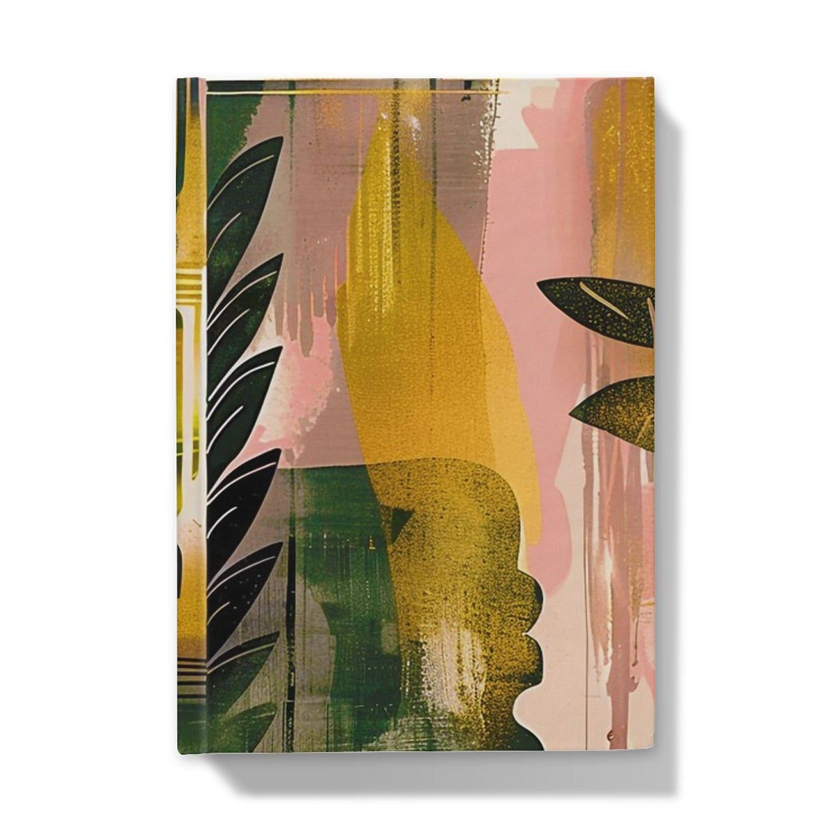 Echos of Duality Golden Pink Reflection Hardback Journal