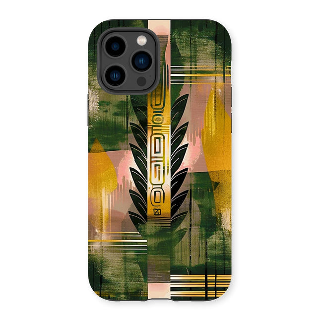 Echos of Duality Golden Reflection Tough Phone Case