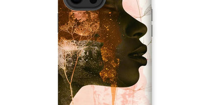 Golden Silence Serene Echoes Tough Phone Case by Prodigi