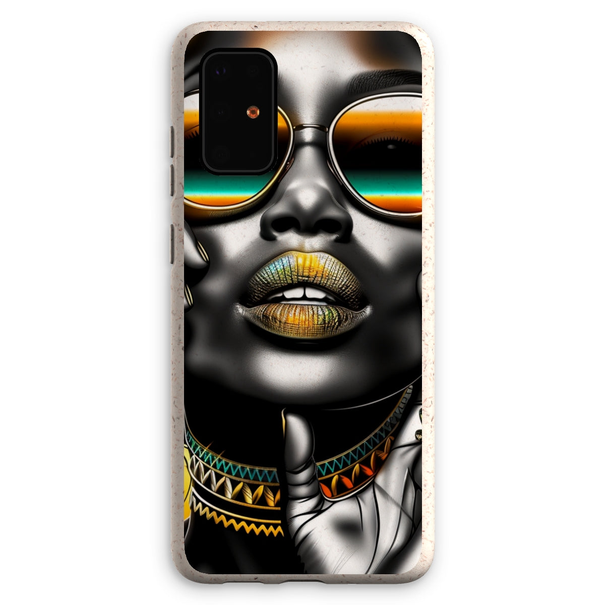 Vibrant Flow Girl Eco Phone Case - D'Sare