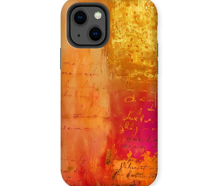 Warm Amber Seranade Tough Phone Case Eclectic Art - D'Sare