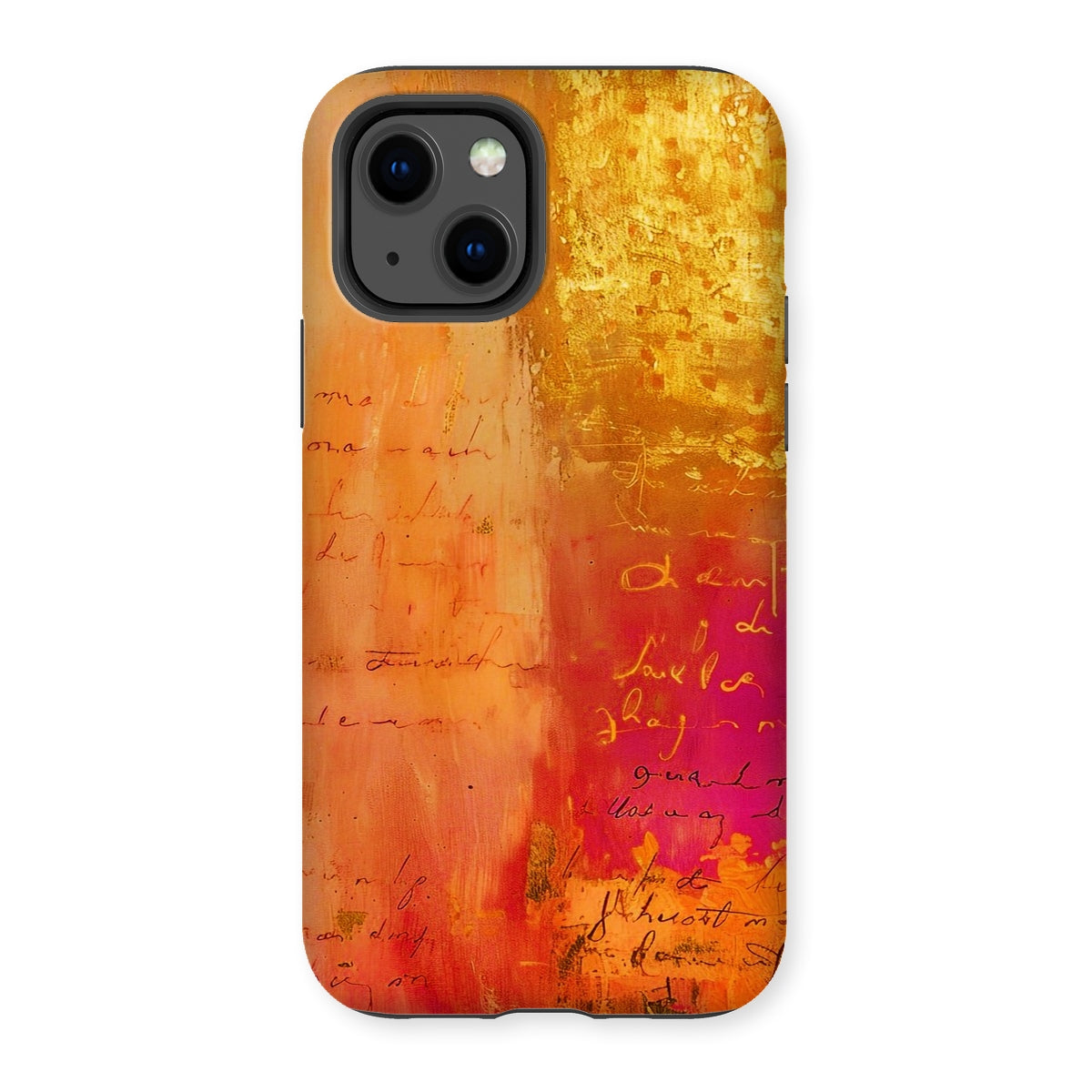 Warm Amber Seranade Tough Phone Case Eclectic Art - D'Sare