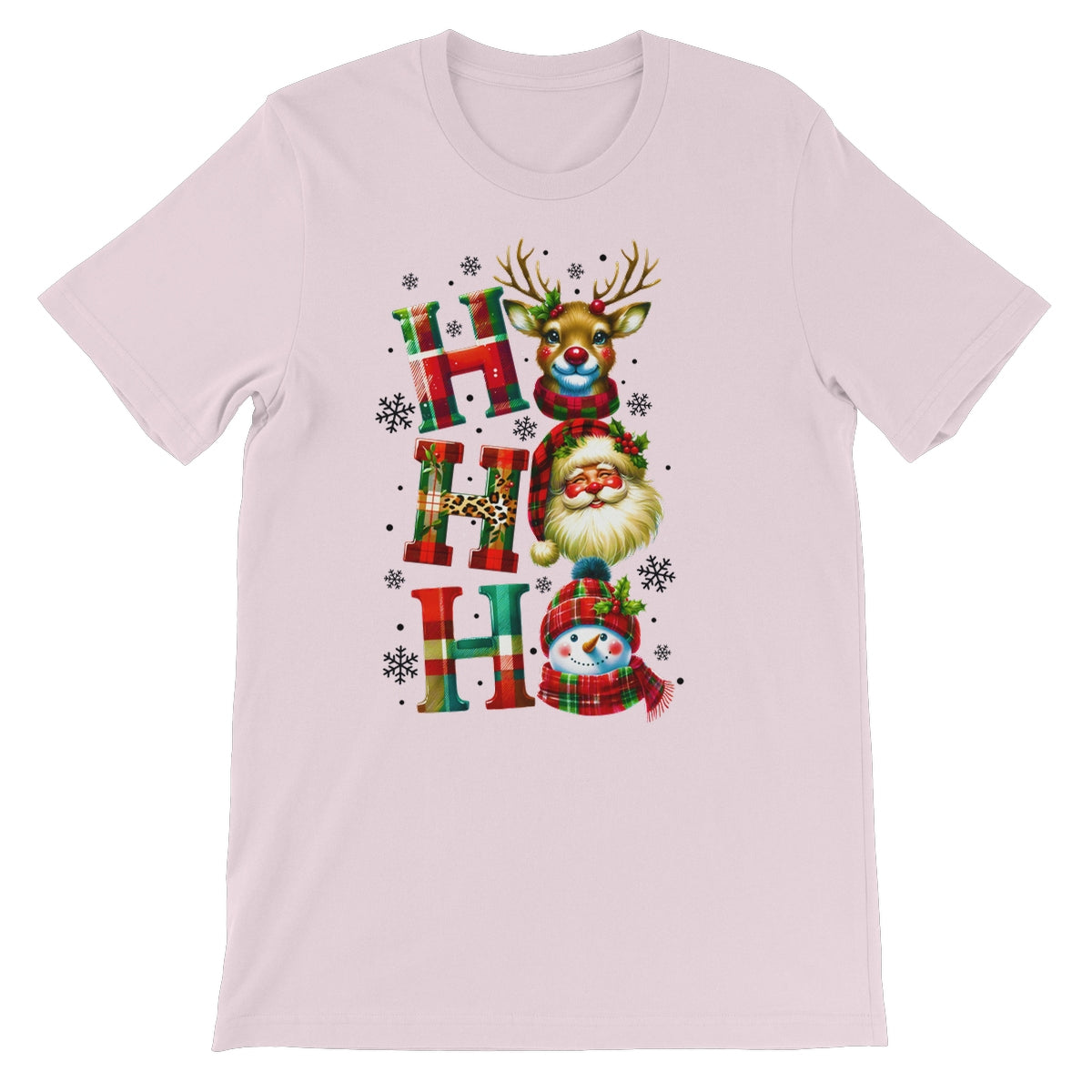 HO HO HO Christmas  Unisex Short Sleeve T-Shirt