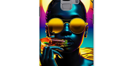 Tropical Sunset Dreams : Neon Vibes Snap Phone Case by Prodigi