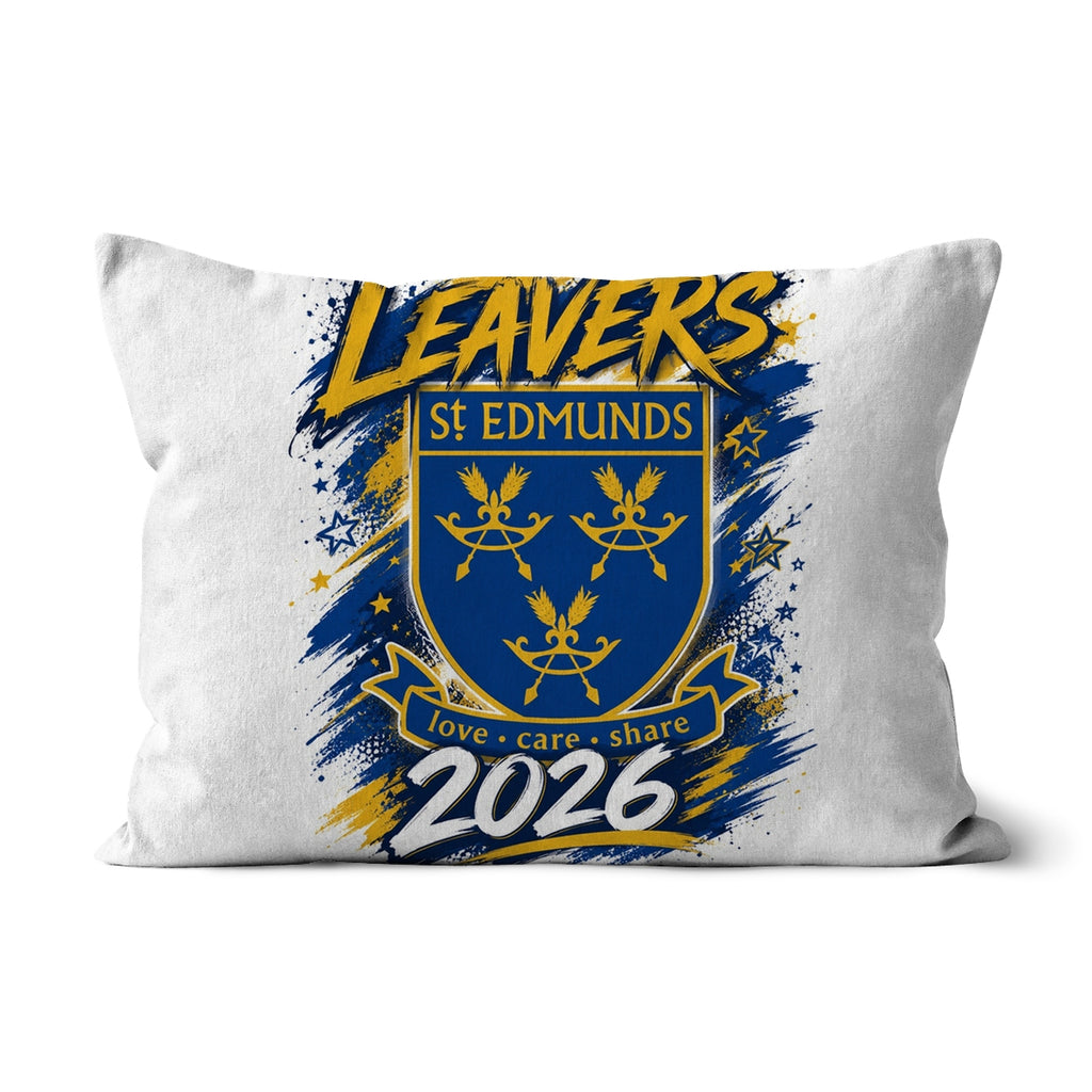 St Edmunds School Leavers 2026 Cushion by Prodigi