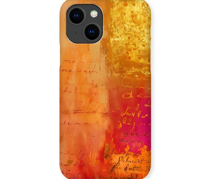 Warm Amber Seranade Snap Phone Case Eclectic Art - D'Sare