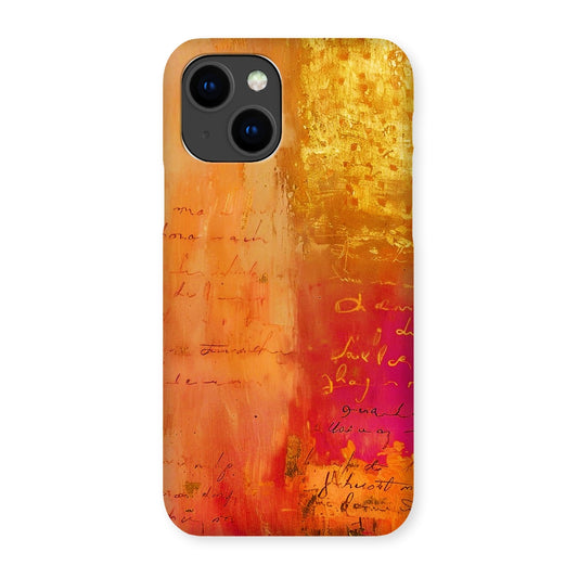 Warm Amber Seranade Snap Phone Case Eclectic Art - D'Sare