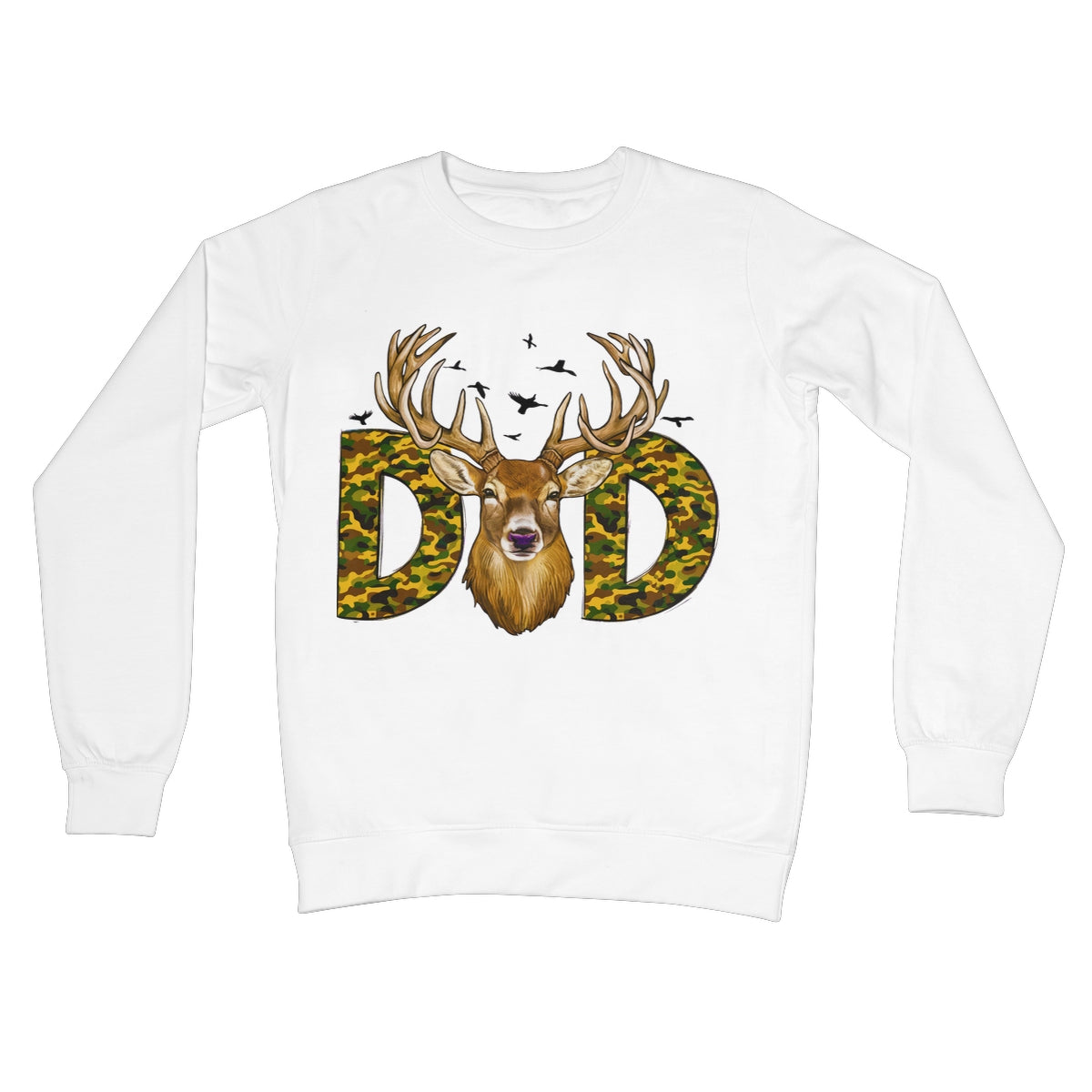 DAD Deer Crew Neck Sweatshirt - D'Sare