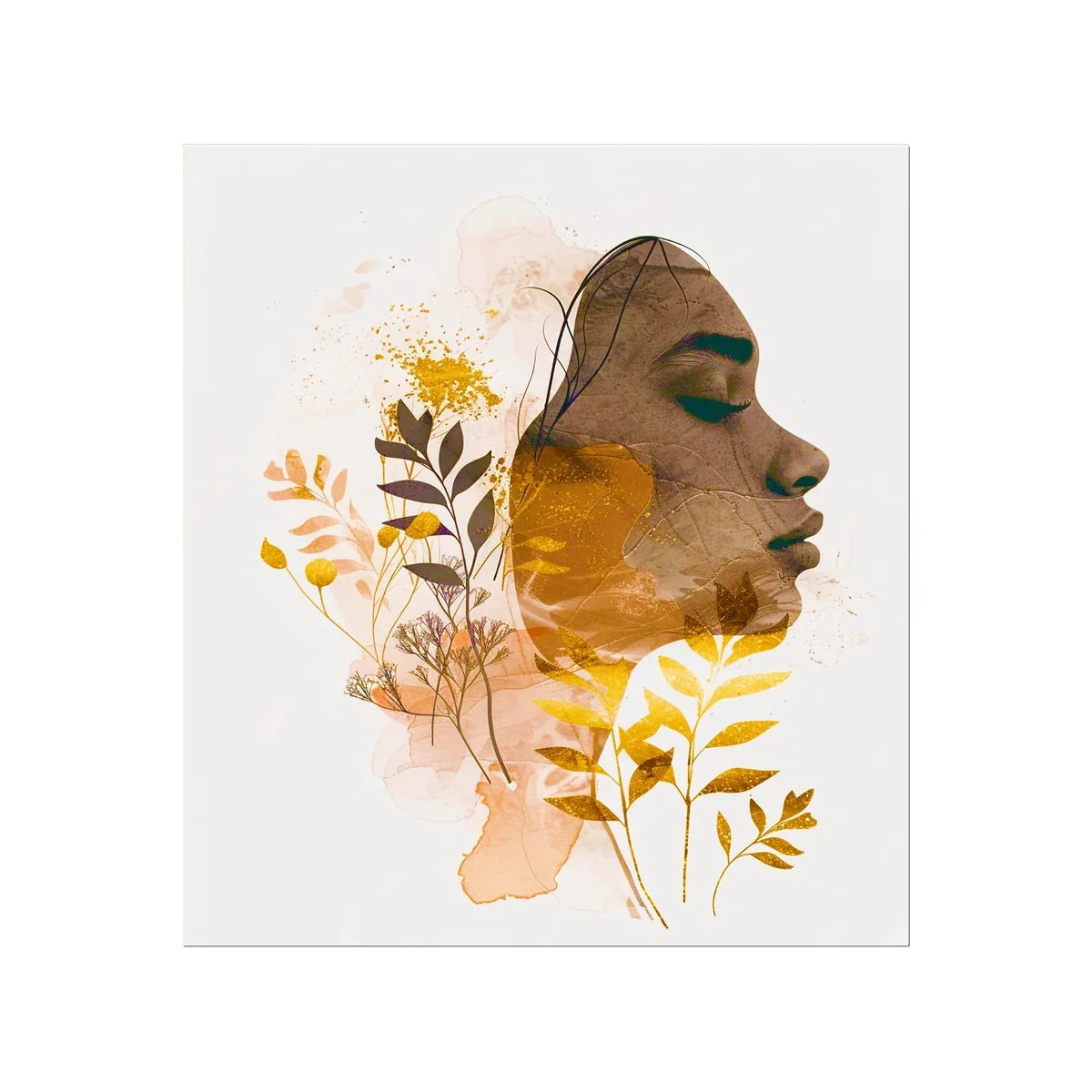 Golden Harmony Silhouette Temporary Tattoo by Prodigi