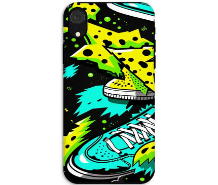 Electric Kicks Art: Urban Pop Art Sneaker Explosion, Graffiti  Tough Phone Case - D'Sare