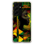 Abstract Red and Green Black Queen Fusion Eco Phone Case