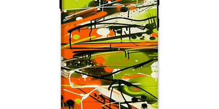 Neon Splatter Symphony: Urban Graffiti Art Tough Phone Case by Prodigi
