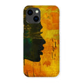 Golden Afrocentric Silhouette Snap Phone Case by Prodigi