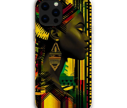 African Print Empress  Eco Phone Case - D'Sare