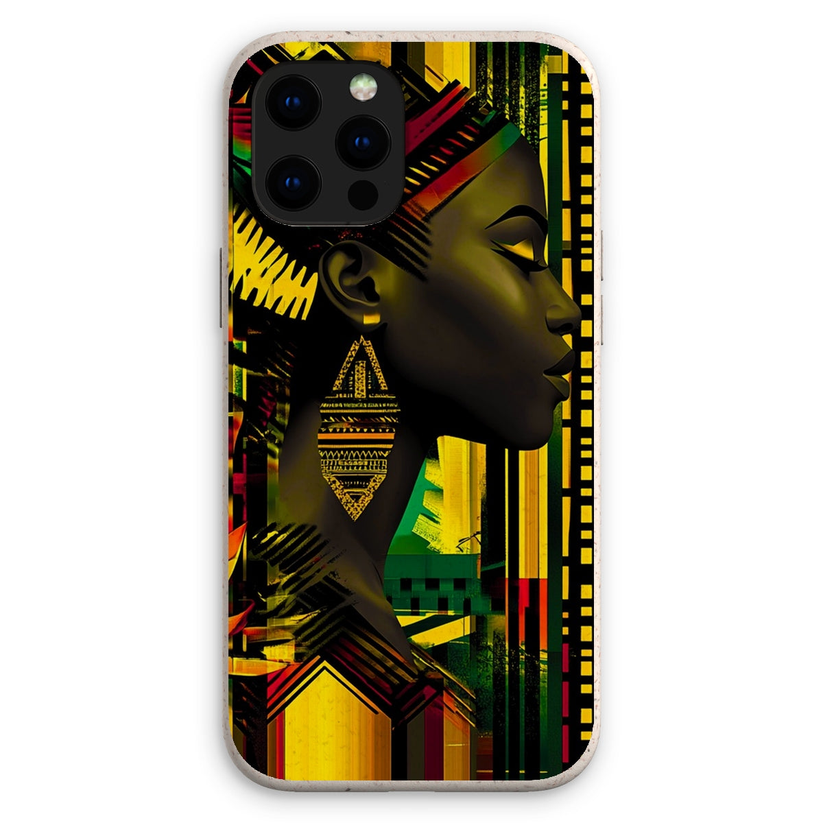 African Print Empress  Eco Phone Case - D'Sare