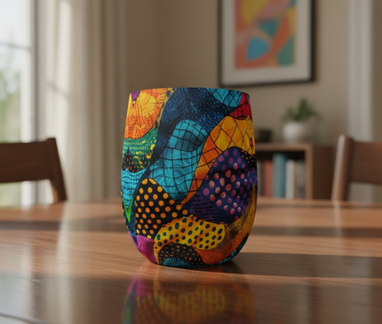 Abstract Patterns Water Glass