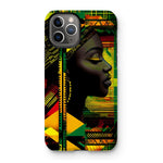 Abstract Red and Green Black Queen Fusion Tough Phone Case