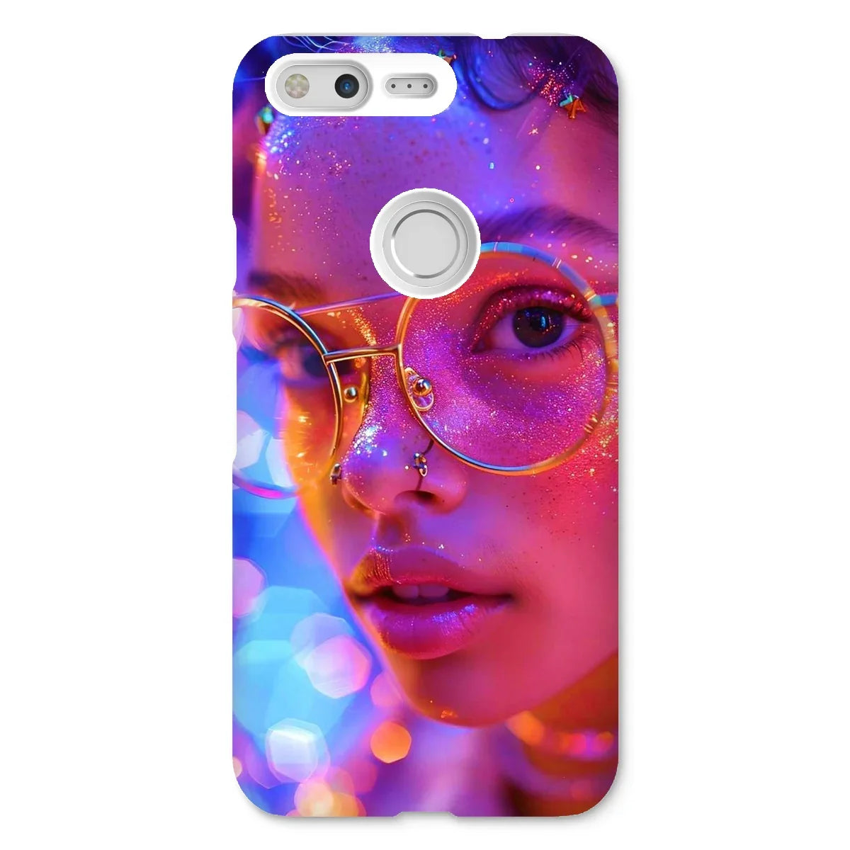 Woman Cosmic Radiance Dreamy Stardust  Snap Phone Case - D'Sare
