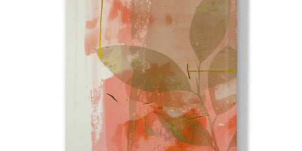 Peach Golden Leafy Escape 06 Eclectic Art Hardback Journal by Prodigi