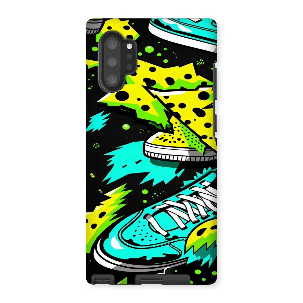 Electric Kicks Art: Urban Pop Art Sneaker Explosion, Graffiti  Tough Phone Case - D'Sare