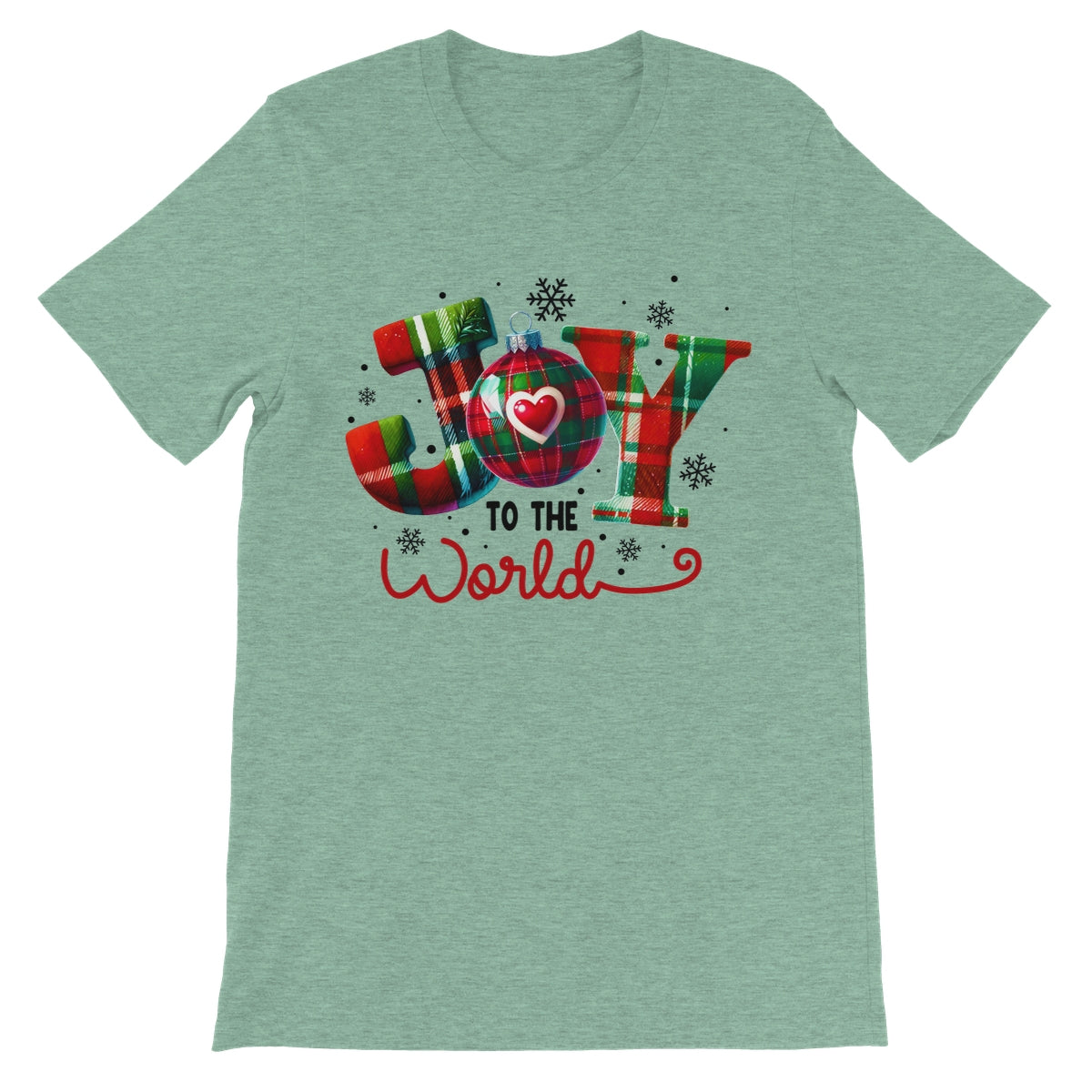 Joy To The World Christmas  Unisex Short Sleeve T-Shirt