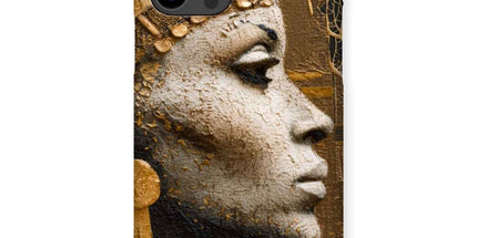 Afrocentric Golden Empress Snap Phone Case by Prodigi