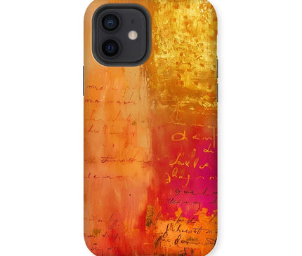 Warm Amber Seranade Tough Phone Case Eclectic Art - D'Sare