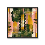 Echos of Duality Golden Pink Reflection Framed Photo Tile