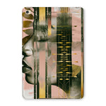 Echoes of Life: Afrocentric Meditation Peach and Gold Abstract Art Eclectic  Tablet Cases