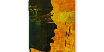 Golden Afrocentric Silhouette Snap Phone Case by Prodigi